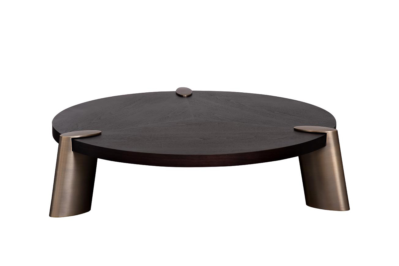 Стол журнальный Kong темный орех