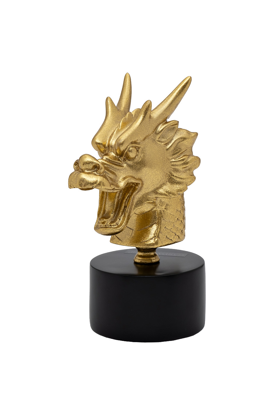Статуэтка "Голова дракона" цвет золото