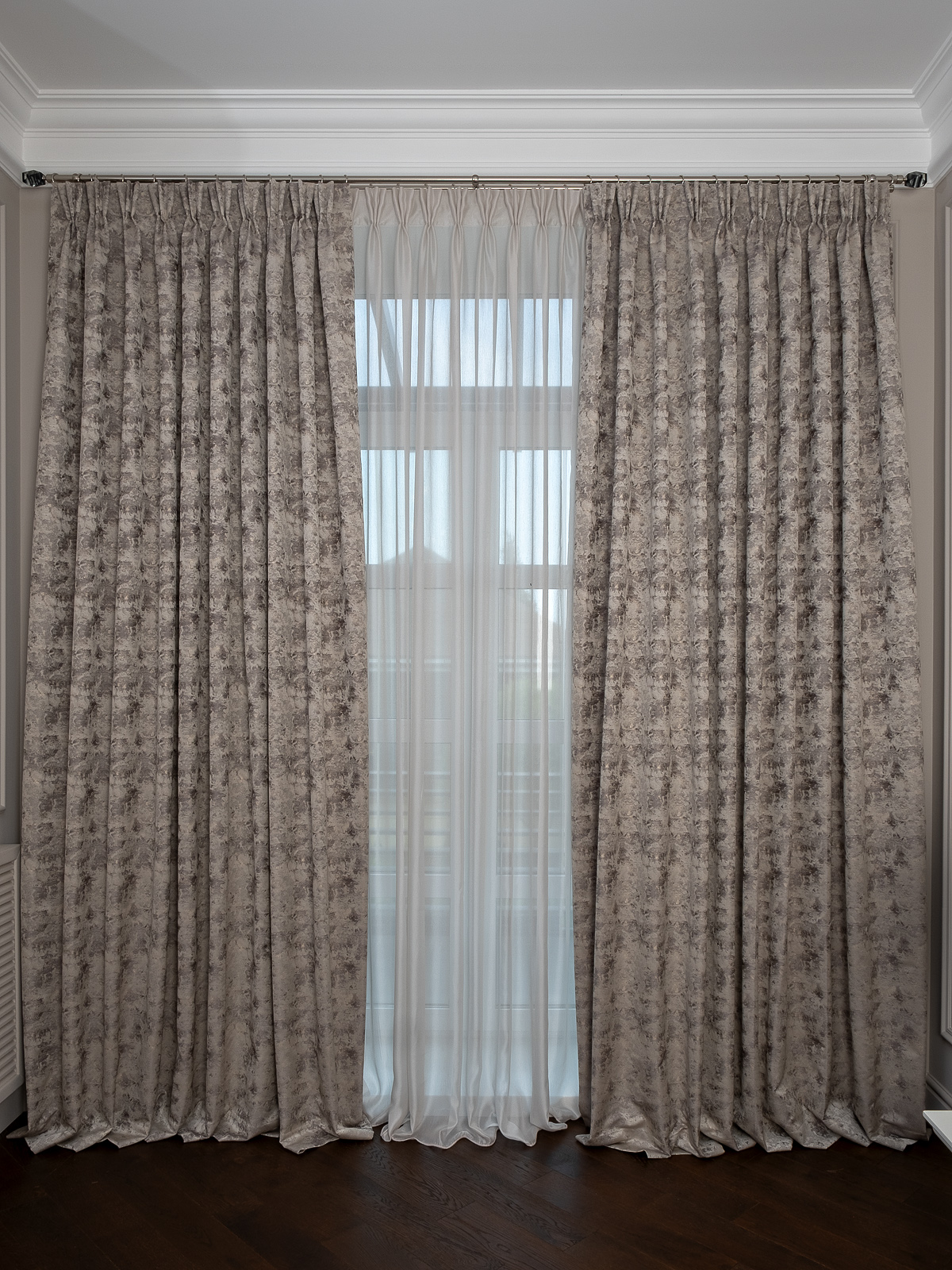 Портьера Mirage бронза 275*260