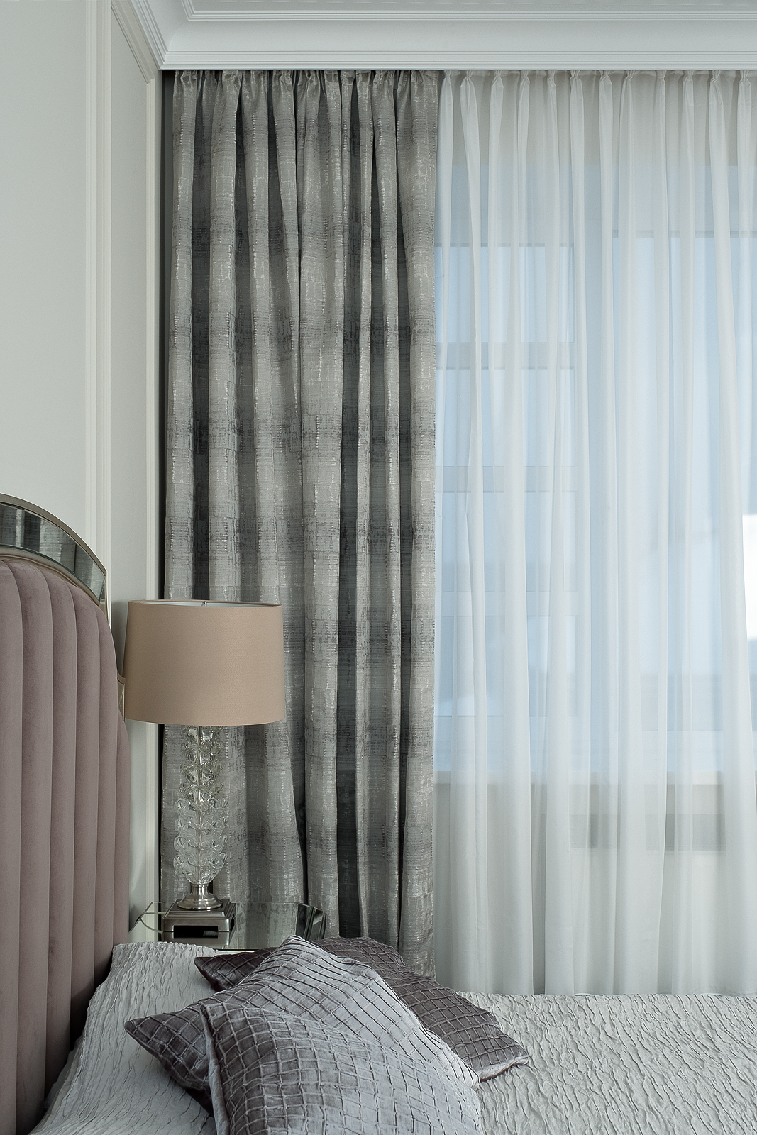 Портьера Luxury бирюза  275*260