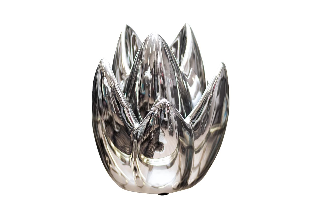 Подсвечник серебряный 16,5*16,5*24