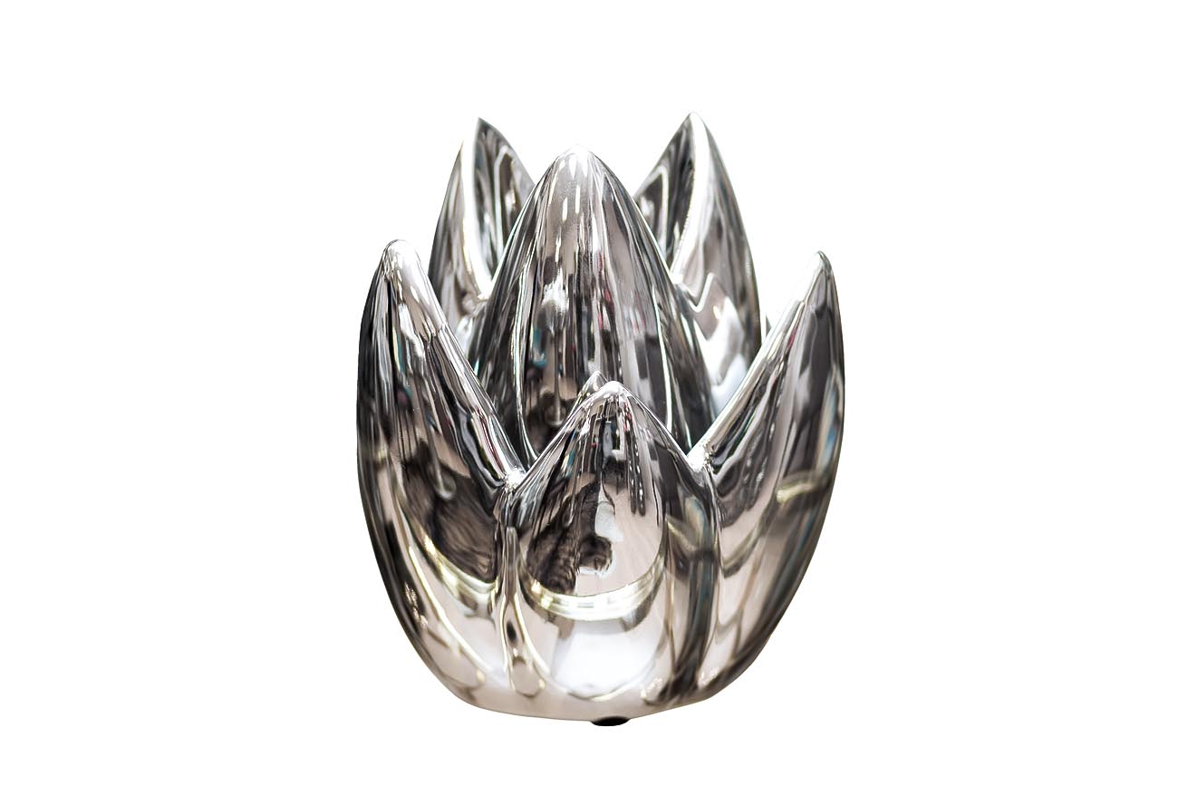 Подсвечник серебряный 13*13*19.5