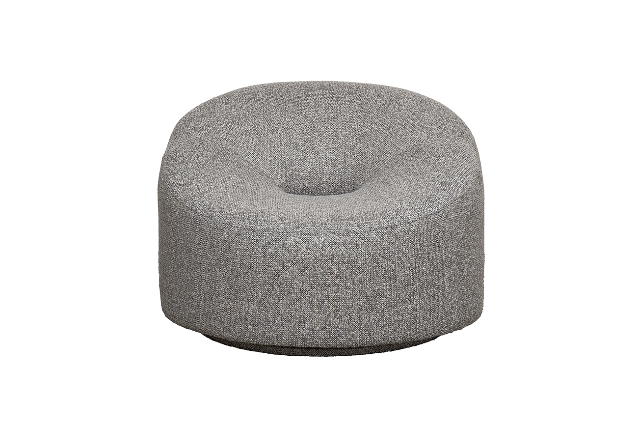 Кресло поворотное LUNA рогожка черно-серый Santo1606-CHSER